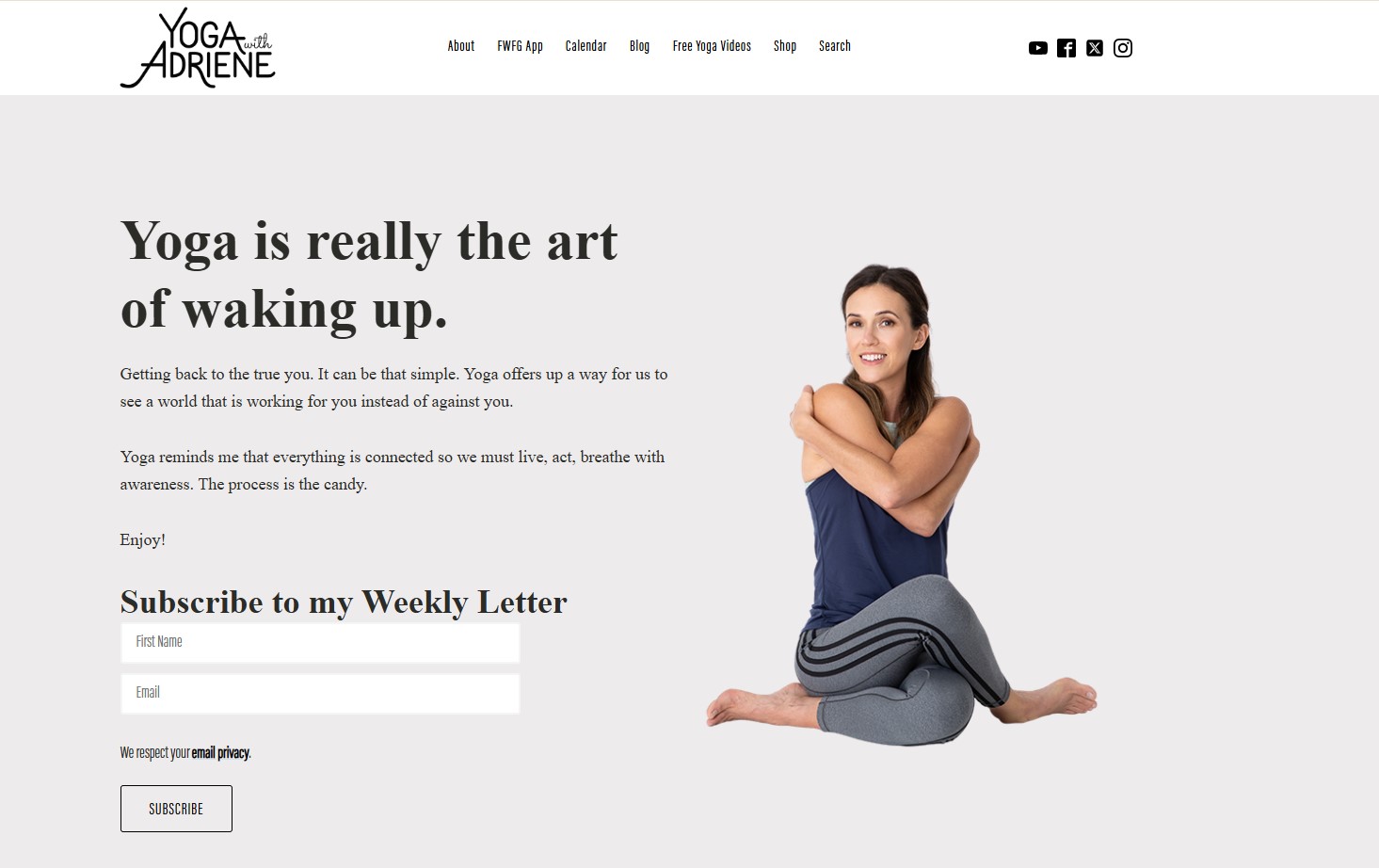 Yoga With Adriene – Selling From a Standalone Site